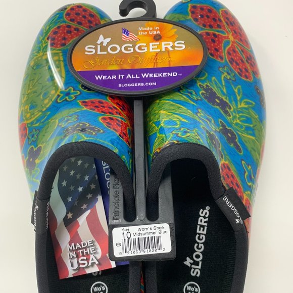 Midsummer Blue Sloggers Waterproof Rain Shoes Brand New With Tags - Picture 6 of 6